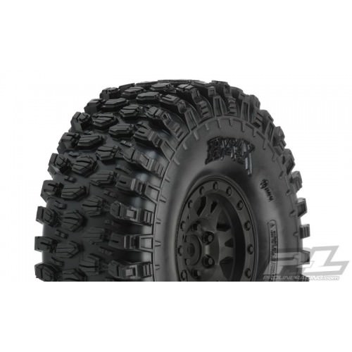 Monster Truck PRO10128-10 PNEUMATICI PRO-LINE HYRAX 1.9 G8 ROCK CRAWLER SU CERCHI F/R (2) IMPULSE PLASTICA NERA INTERNAL BEAD...