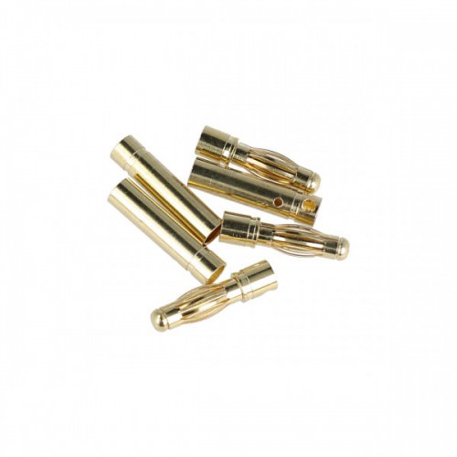 Connettori - Guaine - Cavi RA60149 ROBITRONIC connettori 4mm Plug and Socket (3 pairs)