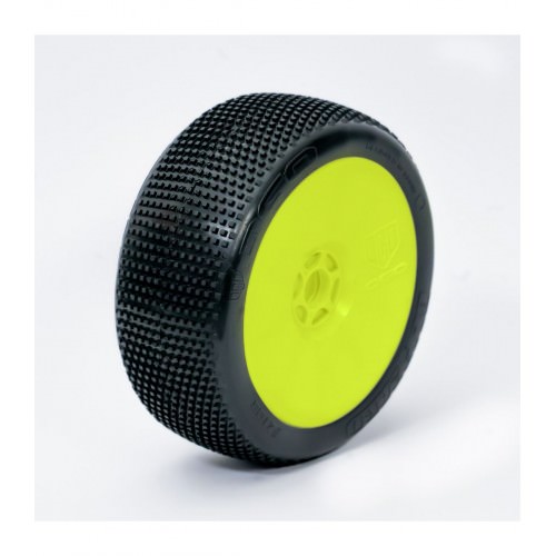 1/8 Off-Road Buggy 2108GSSY OGO RACING 1:8 BUGGY BLIZZARD SUPER SOFT PRE-MOUNTED YELLOW 2PCS