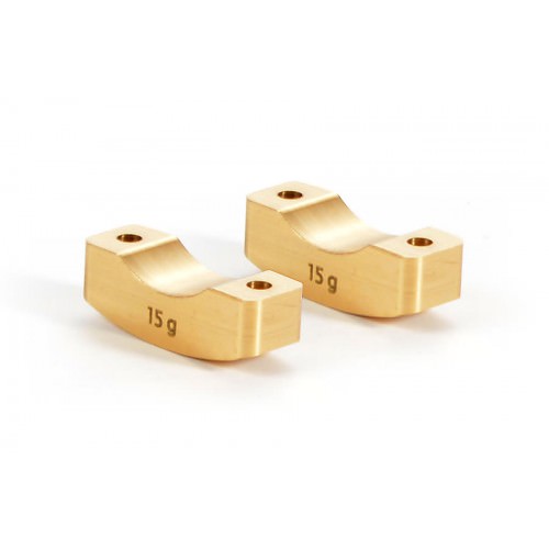 Ricambi X-Ray XB8 - XB9 351181 XRAY XB8'14 PESO ANT IN OTTONE 15G (2)