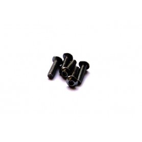 Viti Ergal 69871 Hiro-Seiko 7075 Testa bottone esag. M3x10 Black (5)
