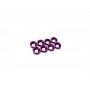 Rasamenti e Rondelle 69881 Hiro-Seiko Ranella conica small 3mm Purple (8)