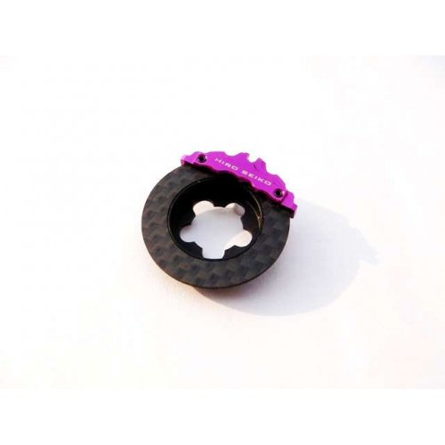 Ricambi Radio 69967 Hiro-Seiko Carbon Fiber Brake Disc per volantino (Purple)