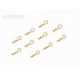 Accessori Carrozzerie - Clips GBP1206 CARTEN Gold Body Pin 6mm 1/10 (10)