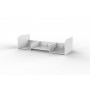 Alettoni Off-Road 1/8 100321-1W WRC Alettone ALA POSTERIORE ELEVATO DOWNFORCE (BIANCO)