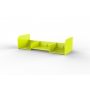 Alettoni Off-Road 1/8 100321-1Y WRC Alettone ALA POSTERIORE ELEVATO DOWNFORCE (GIALLO) 3 PEZZI