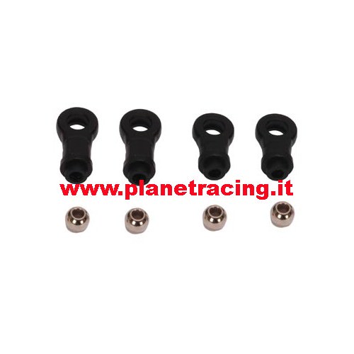 Ricambi LRP S8 132039 LRP Shock End Set (f+r) - S8