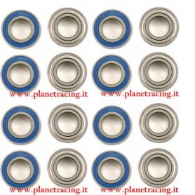 Cuscinetti a sfere in acciaio FastRace Kit cuscinetti Competition 8x16x5m (16 pz.)