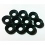 Rasamenti e Rondelle FastRace rondelle svasate 3 mm. anodizzate Nere (10 pz.)
