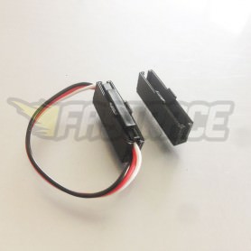 Connettori - Guaine - Cavi FR8419 Fastrace Blocco per spinette futaba connector clip NERO (3)