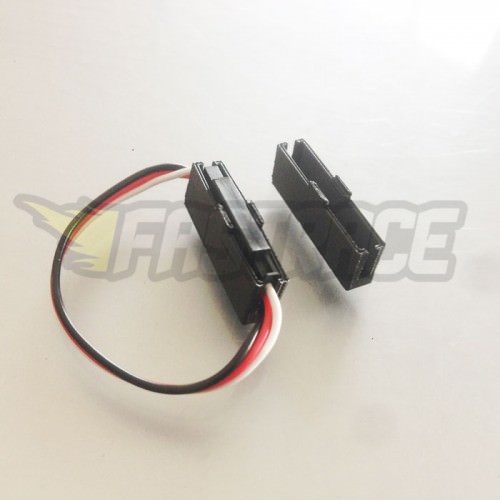 Connettori - Guaine - Cavi FR8419 Fastrace Blocco per spinette futaba connector clip NERO (3)