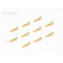 Accessori Carrozzerie - Clips GBP1206S CARTEN Gold Body Pin 6mm Small Head 1/10 (10)