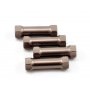 Ricambi Kyosho MP9 MP10 IFW401B KYOSHO Kyosho Inferno SP Aluminum Radio Posts in Gunmetal - 4 Pcs