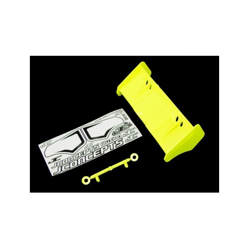 Alettoni Off-Road 1/8 J0113Y JConcepts Illuzion - 1/8 Buggy Trugghy wing alettone per 1/8 Yellow Giallo