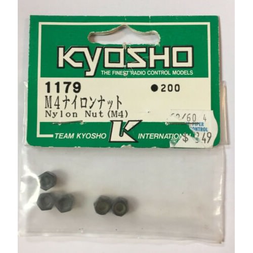 Ricambi Auto KYOSHO Nylon Nut (M4) 5 pieces 1179 200