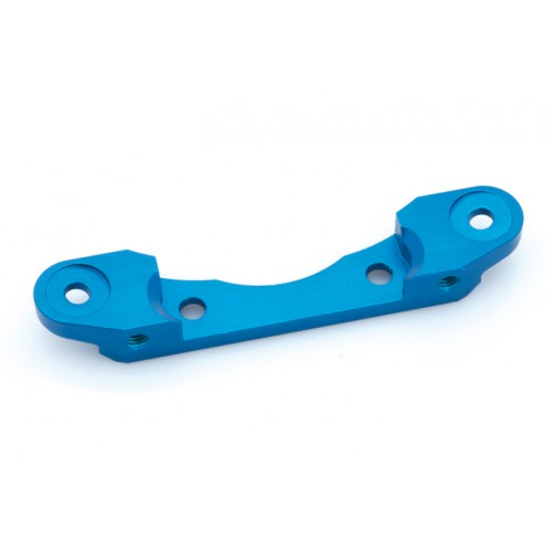 Ricambi LRP S8 132641 LRP Aluminium Fore Susp. Arm Mount Rear New 2.2° (blue) - S8 BXR