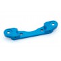 Ricambi LRP S8 132641 LRP Aluminium Fore Susp. Arm Mount Rear New 2.2° (blue) - S8 BXR