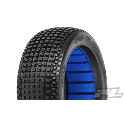 1/8 Off-Road Buggy Proline GOMME 1:8 Buggy BIG BLOX M4 SUPER SOFT (2) da incollare (coppia)