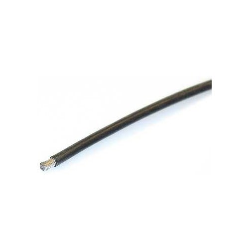 Connettori - Guaine - Cavi RS500SW Robitronic Silicon wire 1m black 2,5mm2 dia 3.0mm