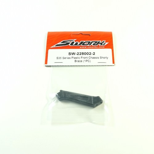 Ricambi Sworkz S35-3-4/S35-3-4E/S35GT SW2280022 SWORKz Plastic Front Chassis Shorty Brace (1PC)
