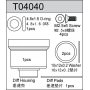 Ricambi TEAM C TC02 - TM2 - TC04 T04040 TeamC Gear Diff Housing/pad/Washer