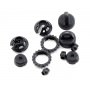 Ricambi Traxxas E-Revo-Slash 1/16 Traxxas 7065 tappi ammortizzatori + fermamolla 1/16 E-Revo (x 2)