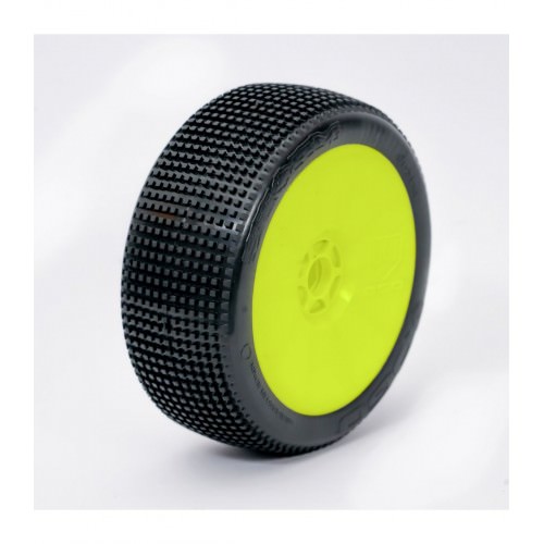 1/8 Off-Road Buggy 0304GSY OGO RACING 1:8 BUGGY STORM SOFT PRE-MOUNTED YELLOW 2PCS