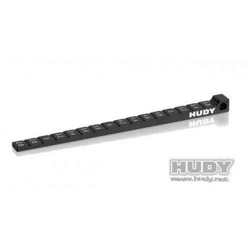 Set Up e accessori 107718 Hudy MISURATORE ALTEZZA 1/10/-1/12 PAN CARS