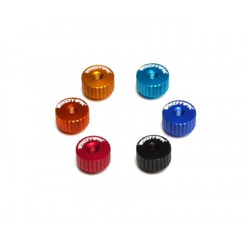 Ricambi X-Ray XB2 - XB4 1191MB Exotek XRAY ALLOY TWIST NUTS MEDIUMBLUE