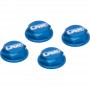 Ricambi LRP S8 132593 LRP Covered Wheel Nut, blue (4pcs)