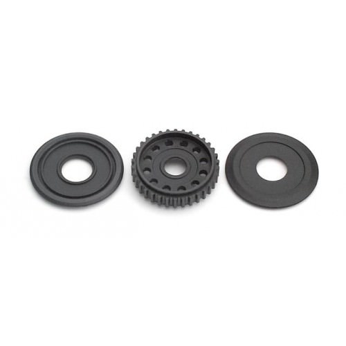 Ricambi X-Ray T3 / T4 305050 Xray PULEGGIA CON PARATIE DI PROTEZIONE ANTIPOVERE