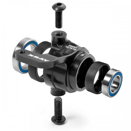 Ricambi X-Ray XB8 - XB9 352257 XRAY XB9 Barilotto sterzo 5° King-Pin Destro + cuscinetti