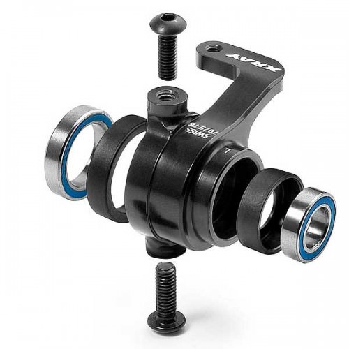 Ricambi X-Ray XB8 - XB9 352267 XRAY XB9 Barilotto sterzo 5° King-Pin Sinistro + cuscinet