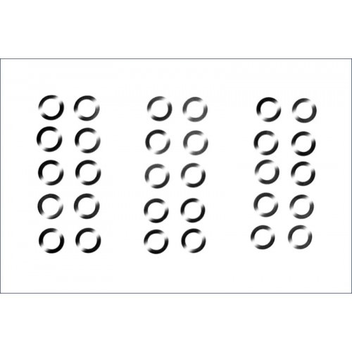 Ricambi Kyosho MP9 MP10 96641 Kyosho MP9 rondelle 3x5 mm