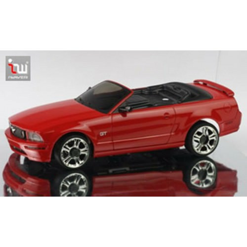 MINI Z A02102113 IWVD03A3 IWAVER 04M FORD MUSTANG ROSSA AUTOMODELLO RTR RADIOCOMANDATO 1:28