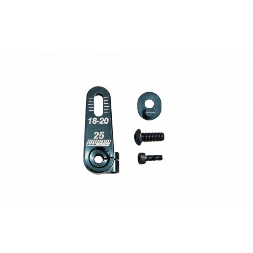 Squadrette e Ricambi Servi B0553 Mugen Squadretta servo alluminio 7075 Adj. Servo Horn Al. 25T (FUTABA)