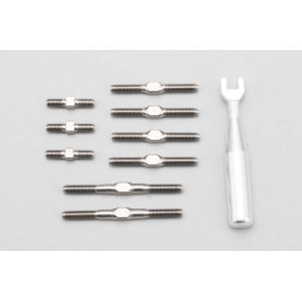 Ricambi Yokomo BD7 B7-TBS YOKOMO BD7 Titanium Turn Buckle Set (9pcs)