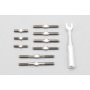 Ricambi Yokomo BD7 B7-TBS YOKOMO BD7 Titanium Turn Buckle Set (9pcs)