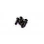 Viti Ergal 69870 Hiro-Seiko 7075 Testa bottone esag. M3x8 Black (5)