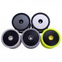 Cerchi e Accessori DER-SD8-CB De Racing Wheel sticker disk for 1/8 buggy Carbon Fiber Black