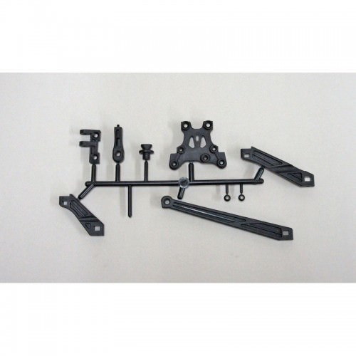 Ricambi Mugen MBX6/7R - MBX8 E2148 Mugen SET SUPPORTI CENTRALI / TENSIONE MBX8