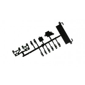 Ricambi Mugen MBX6/7R - MBX8 E2303 Mugen KIT SUPPORTO BATTERIE