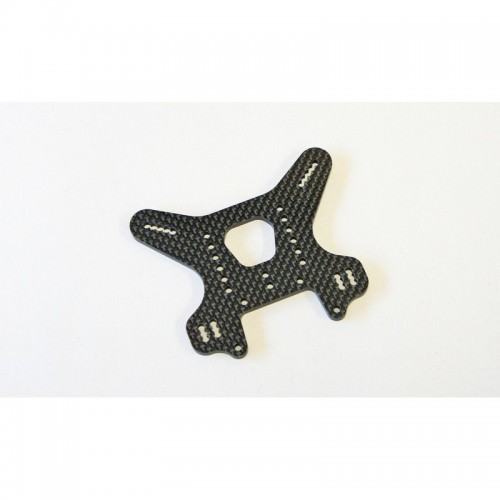 Ricambi Mugen MBX6/7R - MBX8 E2566 Mugen SUPPORTO AMMORTIZZATORI POST. MBX8 (Carbonio)