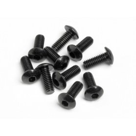 Viti Acciaio FR-TT408 Fastrace Viti a brugola testa Tonda 4 x 8 mm (10)