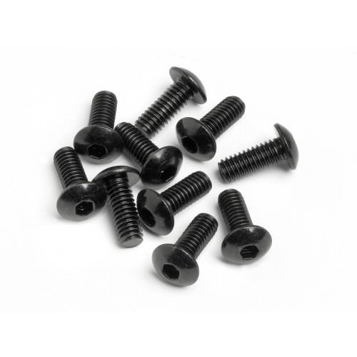 Viti Acciaio FR-TT408 Fastrace Viti a brugola testa Tonda 4 x 8 mm (10)