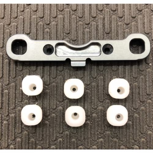 Ricambi Mugen MBX6/7R - MBX8 FR2151DMU Fast Race Ergal 7075 Rear-Front Suspension Arm Mount with insert DERLIN Mugen MBX8