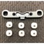 Ricambi Mugen MBX6/7R - MBX8 FR2151DMU Fast Race Ergal 7075 Rear-Front Suspension Arm Mount with insert DERLIN Mugen MBX8