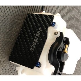 Ricambi Team Associated RC8B3/RC8B3.2 FR366AS Fast Race Japan Carbon Fiber Fuel Tank Guard ( For Associated RC8)