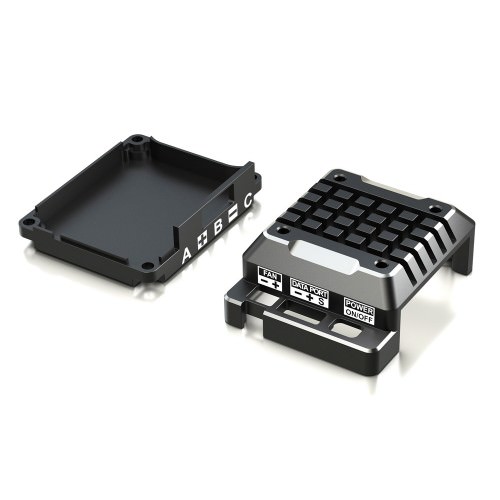 ESC Elettrici 1/10 G-FORCE G0054 Cover in alluminio per TS120A ESC(Black)