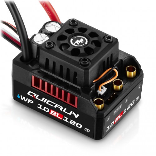 ESC Elettrici 1/8 HW30107200 Hobbywing QuicRun WP10BL120 G2 ESC senza spazzole 120A 2-4s